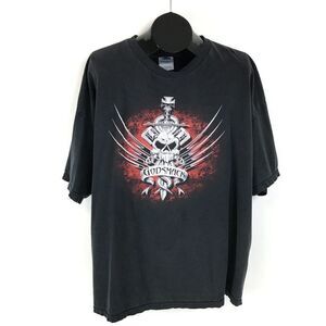 Vintage Godsmack Band T Shirt Men's 3XL Short Sleeve Cotton Skull Black Rock